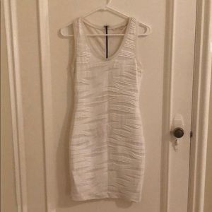White textures dress (Rachel Roy)
